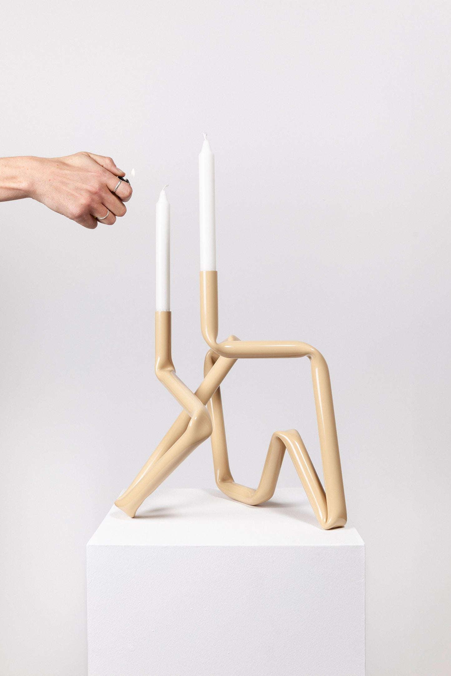 Bucati candle holder (Beige)