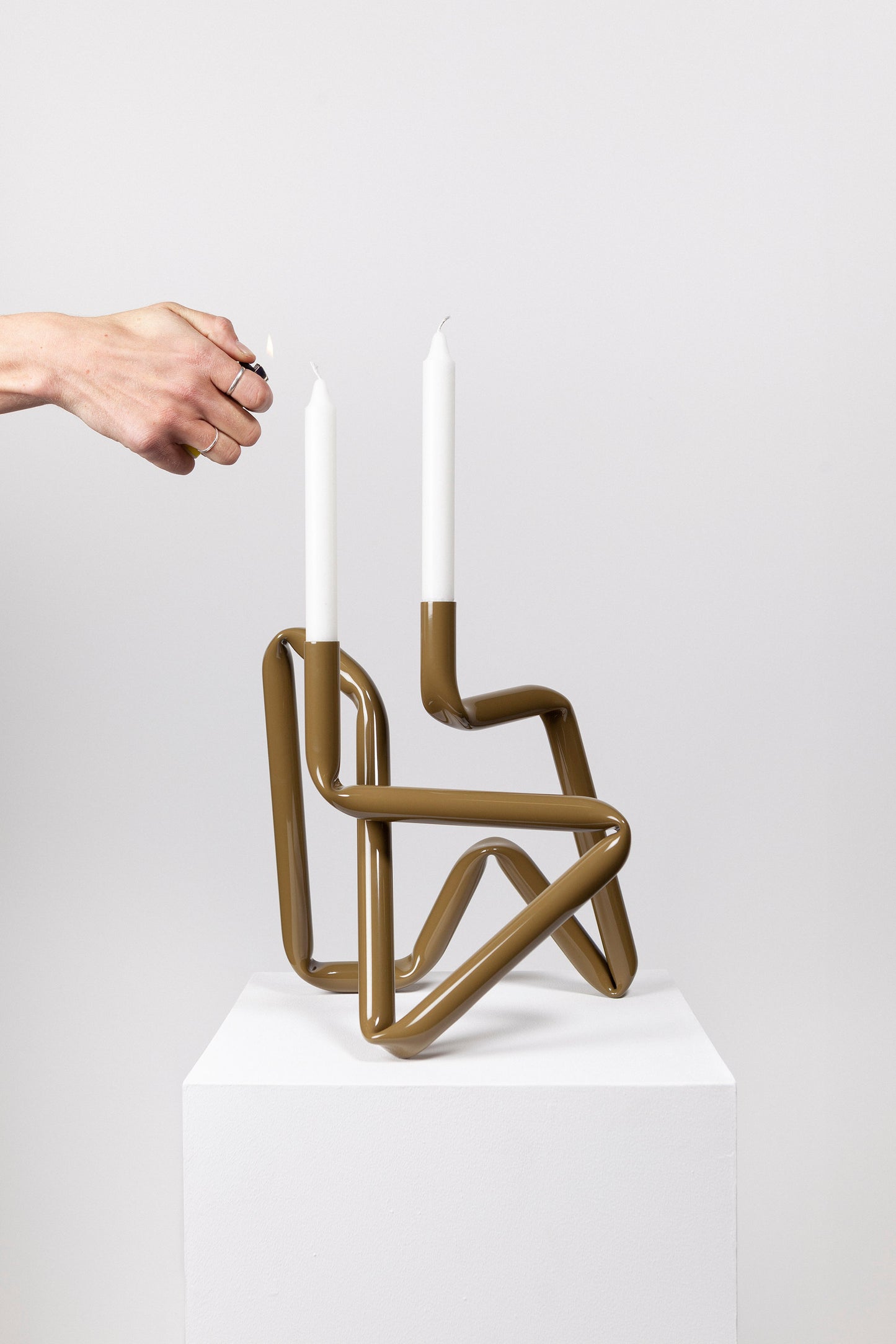 Bucati candle holder (Green)