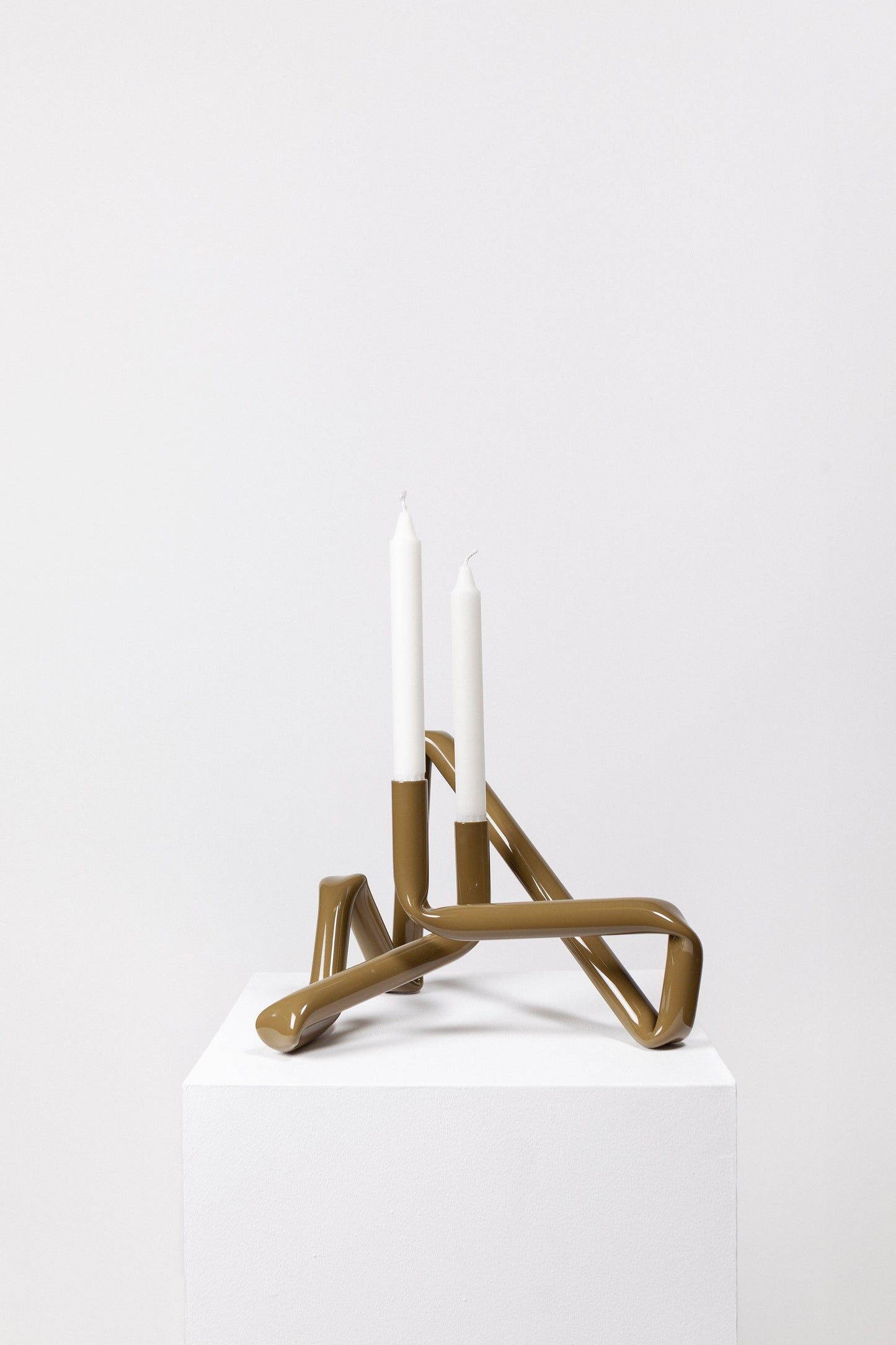 Bucatini candle holder (Green)