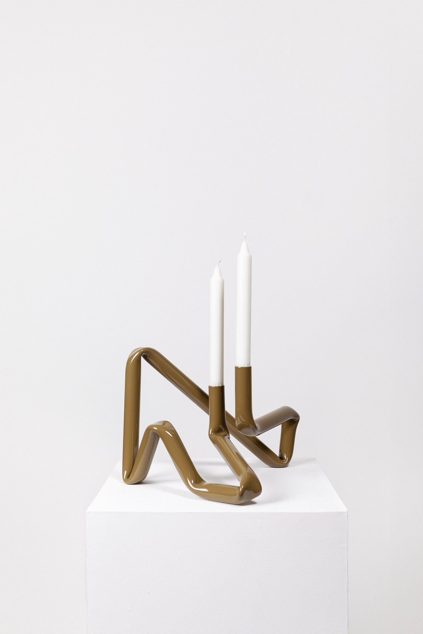 Bucatini candle holder (Green)