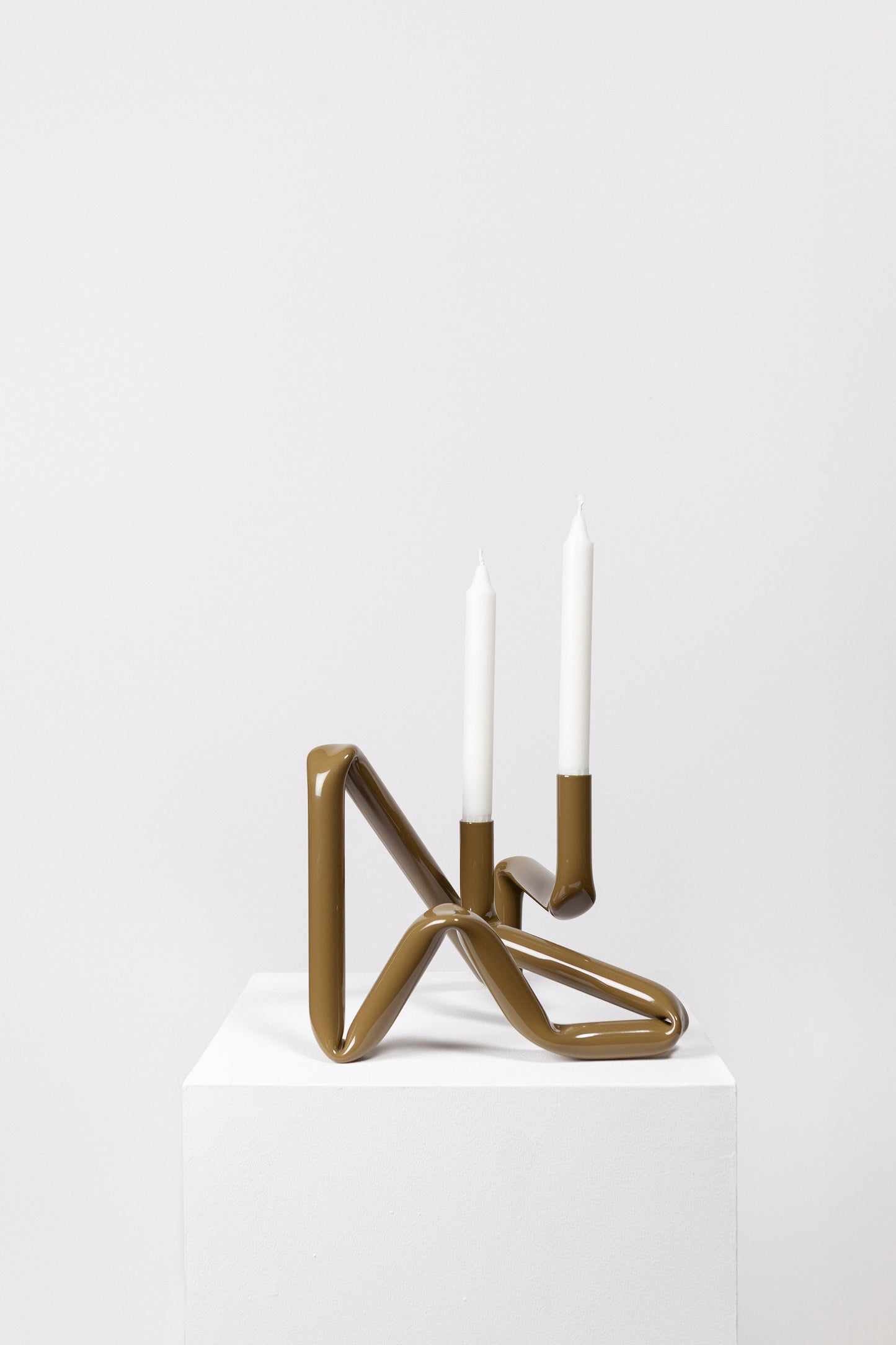 Bucatini candle holder (Green)