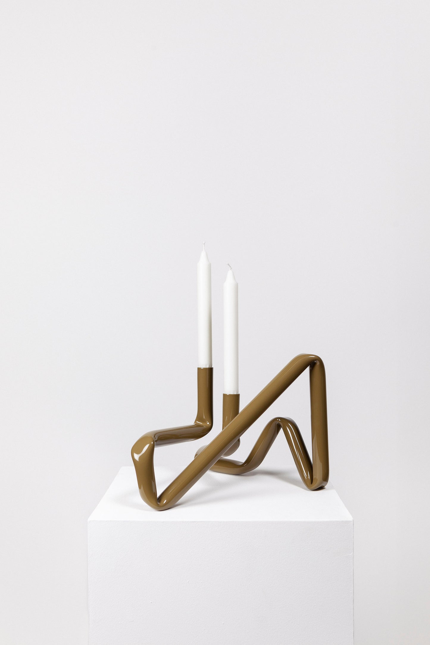 Bucatini candle holder (Green)