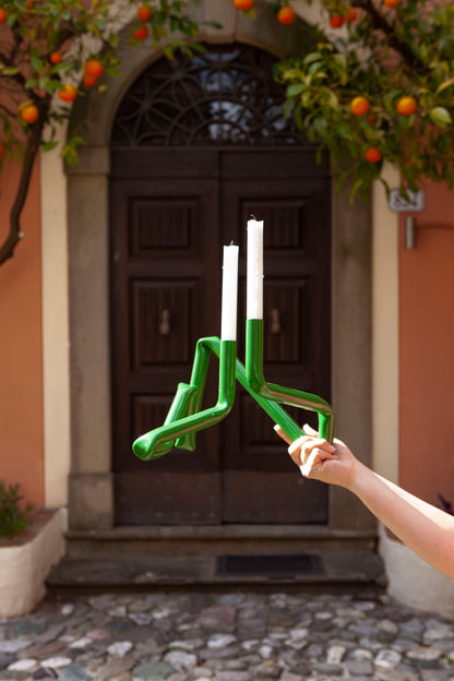 Bucatini candle holder (Grass green)