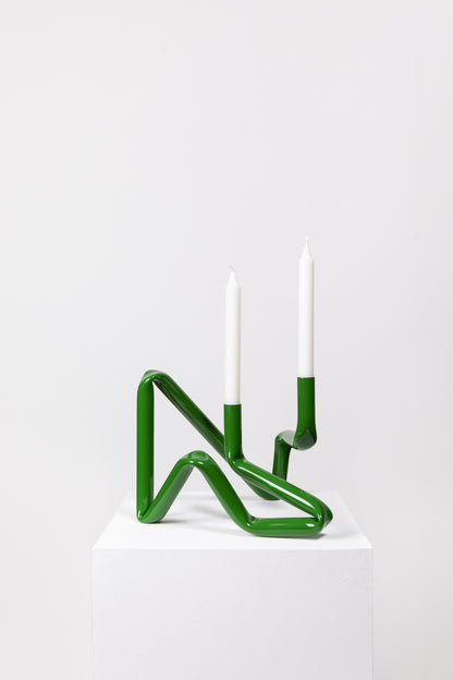 Bucatini candle holder (Grass green)