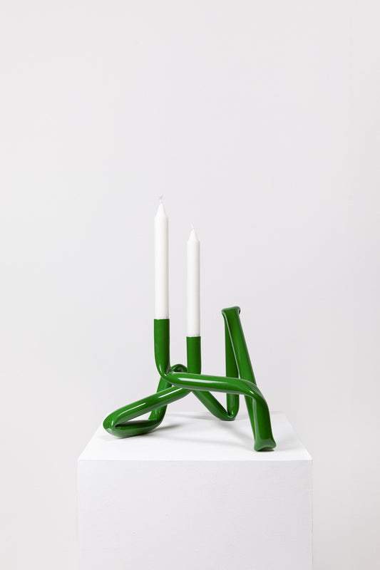 Bucatini candle holder (Grass green)