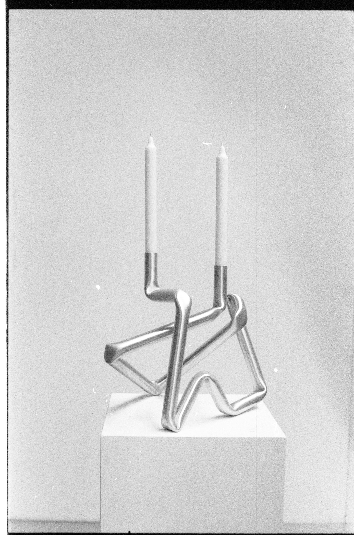 Bucati candle holder (Brushed aluminium) - (a.o.t.)