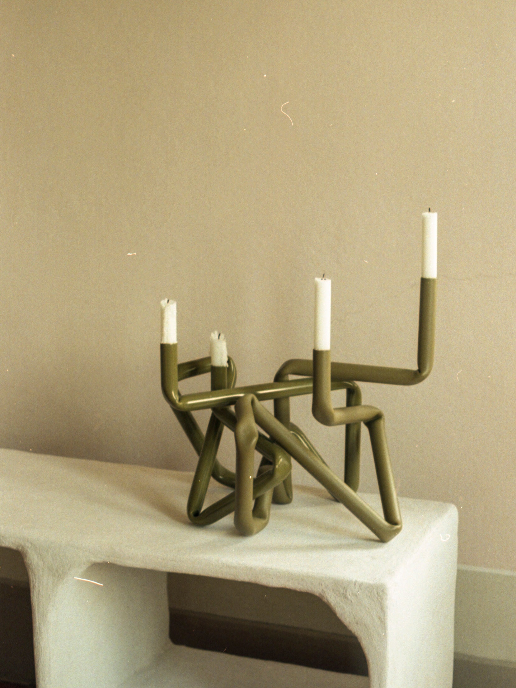 Bucati candle holder (Green) - (a.o.t.)