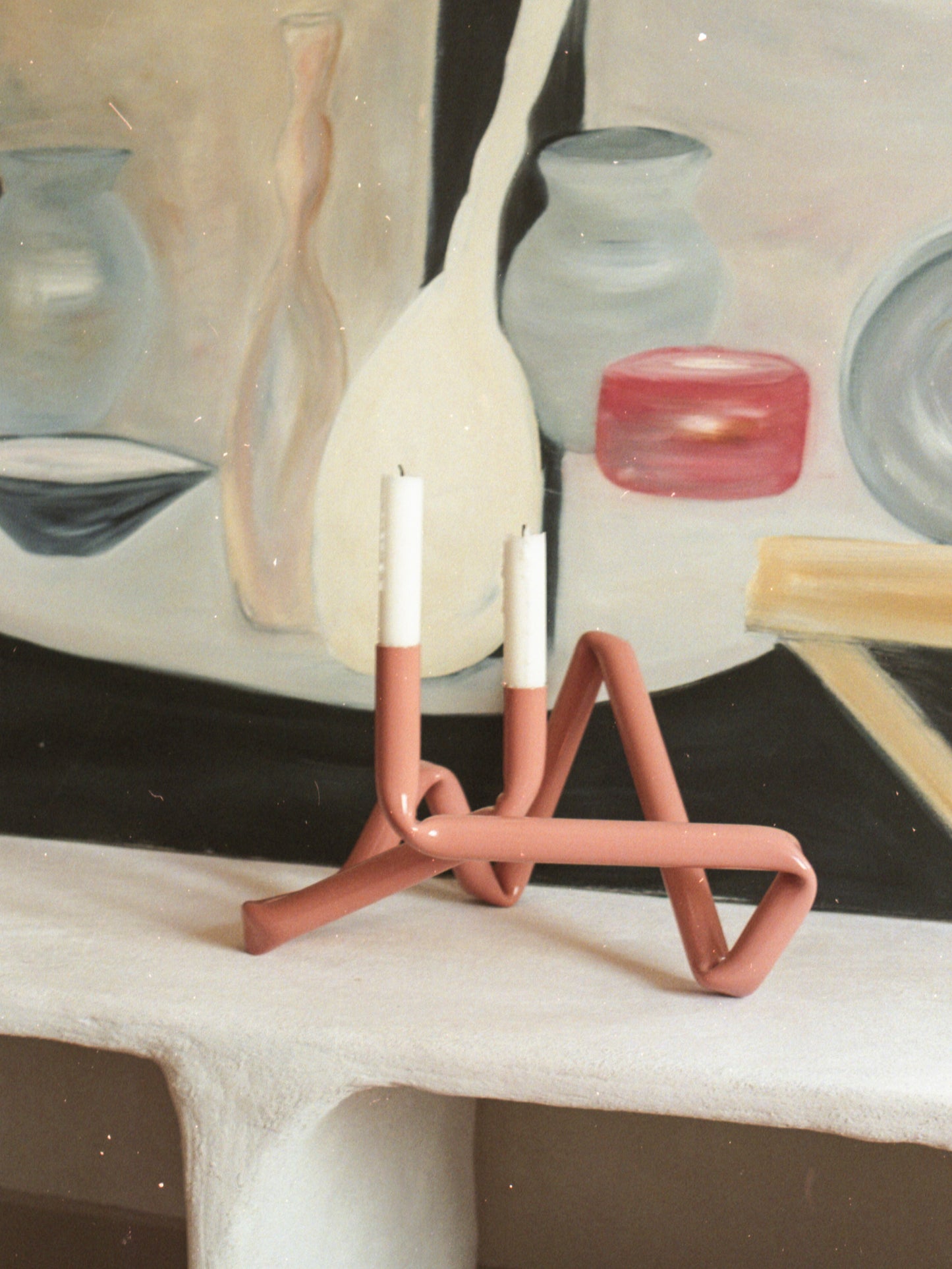 Bucatini candle holder (Red) - (a.o.t.)